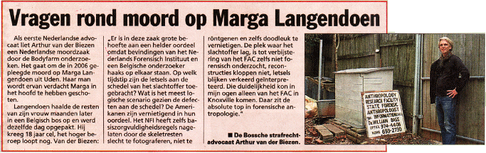 Moordzaak Marga Langendoen